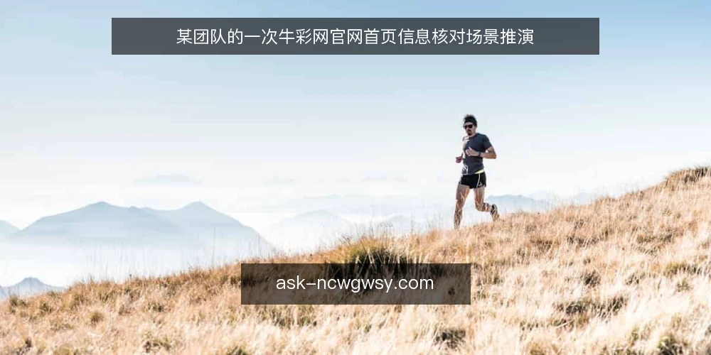 某团队的一次牛彩网官网首页信息核对场景推演 — 场景起点:一次临时信息核对任务 配图